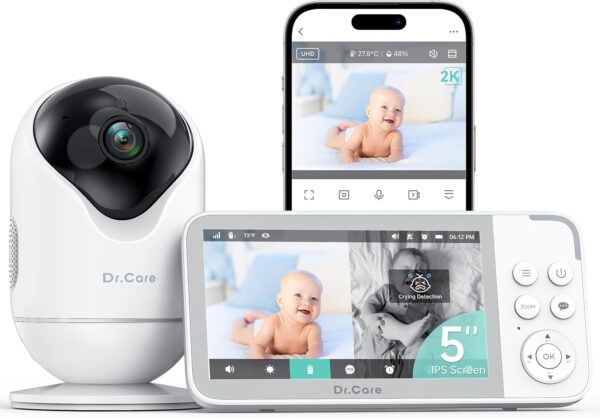 Dr.Care VistaView Smart WLAN Baby Monitor with Camera